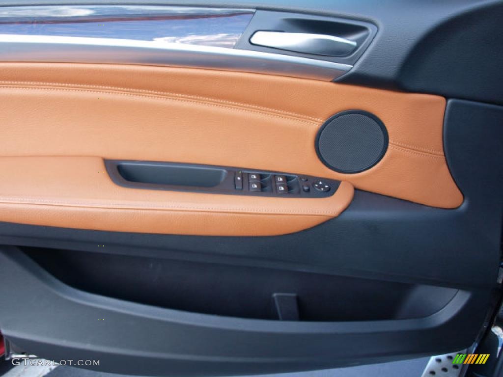 2010 BMW X6 xDrive35i Saddle Brown Door Panel Photo #39706715