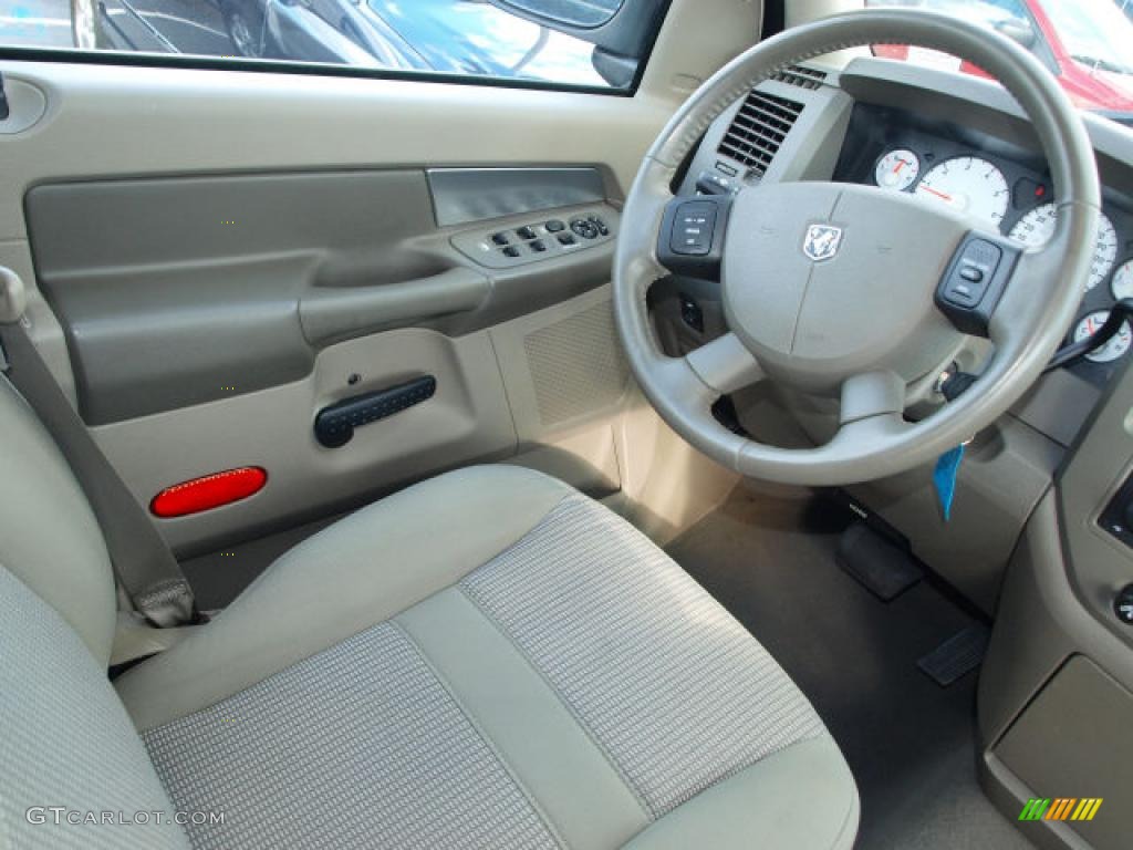 2007 Ram 1500 SLT Quad Cab 4x4 - Cool Vanilla / Khaki Beige photo #11
