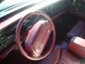 1992 Buick Park Avenue Dark Red Interior Steering Wheel Photo