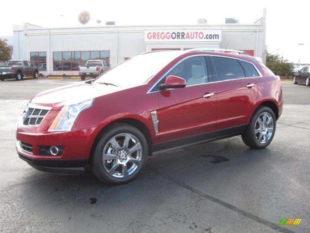 2011 SRX FWD - Crystal Red Tintcoat / Shale/Brownstone photo #1