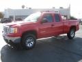 2011 Fire Red GMC Sierra 1500 SL Extended Cab 4x4  photo #1
