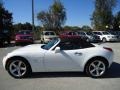 2008 Pure White Pontiac Solstice Roadster  photo #2