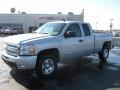 2011 Sheer Silver Metallic Chevrolet Silverado 1500 LT Extended Cab  photo #1