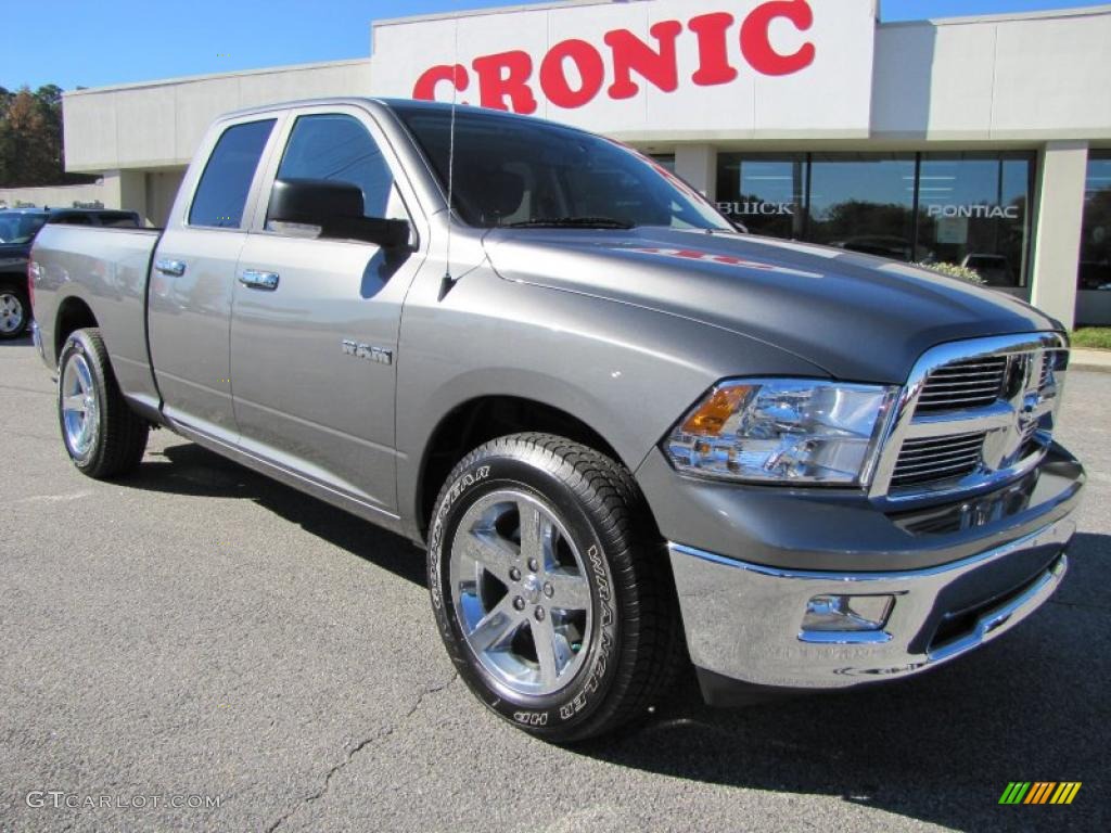 2010 Ram 1500 Big Horn Quad Cab - Mineral Gray Metallic / Dark Slate/Medium Graystone photo #1