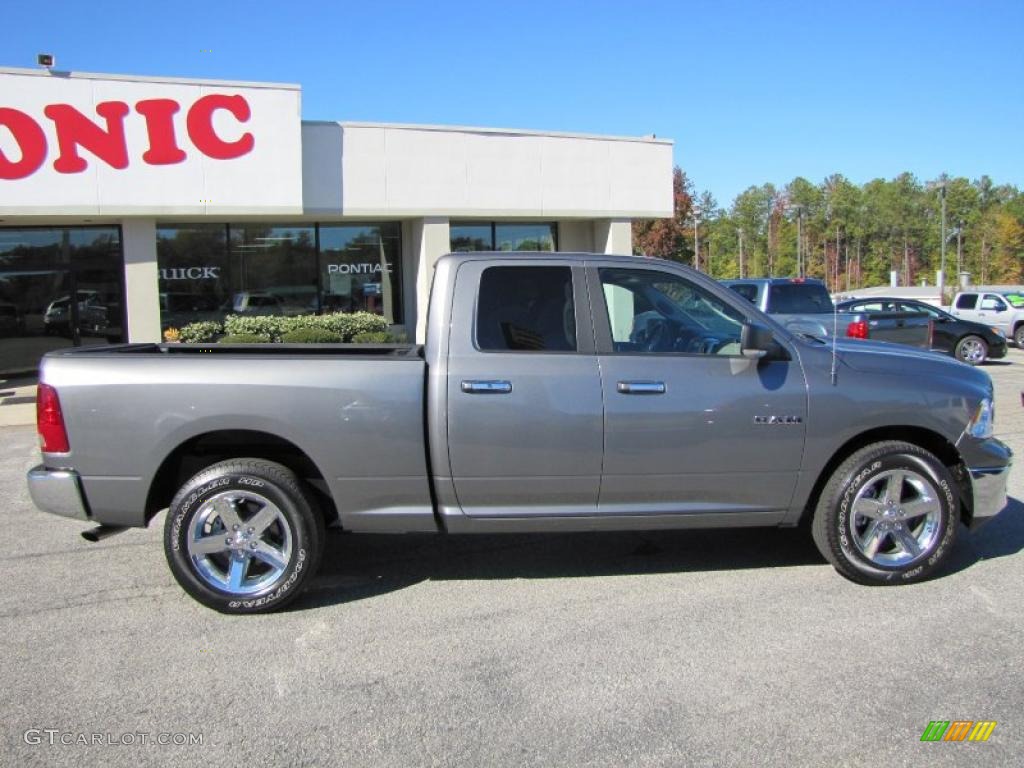 2010 Ram 1500 Big Horn Quad Cab - Mineral Gray Metallic / Dark Slate/Medium Graystone photo #8