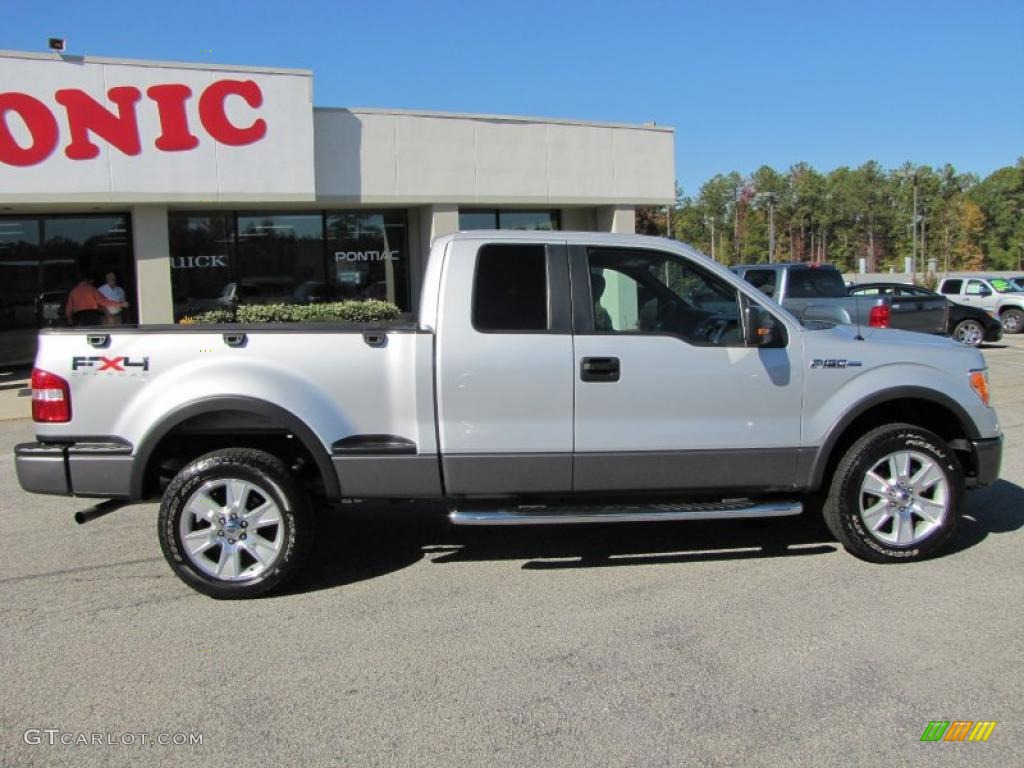 Brilliant Silver Metallic 2009 Ford F150 FX4 SuperCab 4x4 Exterior Photo #39717195