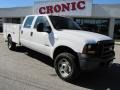 2006 Oxford White Ford F350 Super Duty XLT Crew Cab 4x4 Chassis  photo #1