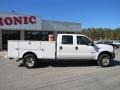 Oxford White - F350 Super Duty XLT Crew Cab 4x4 Chassis Photo No. 8