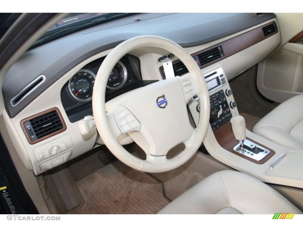 Sandstone Beige Interior 2009 Volvo S80 T6 AWD Photo #39718075
