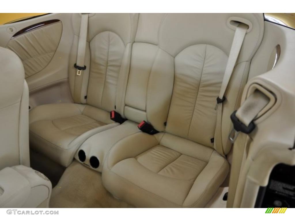 Stone Interior 2009 Mercedes-Benz CLK 550 Cabriolet Photo #39719371