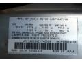 22R: Platinum Silver Metallic 2002 Mazda Millenia S Color Code