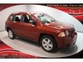 2008 Inferno Red Crystal Pearl Jeep Compass Sport  photo #1