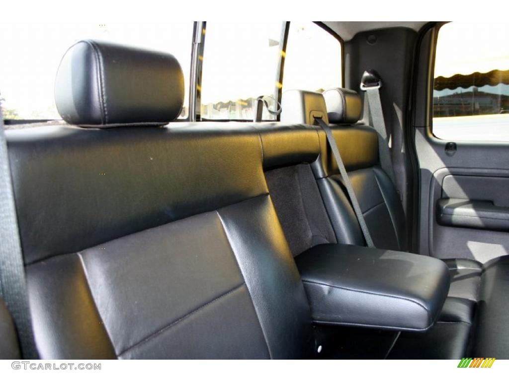 2004 F150 Lariat SuperCrew 4x4 - Black / Black photo #54