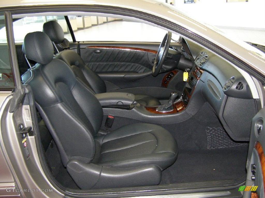 Charcoal Interior 2004 Mercedes-Benz CLK 320 Coupe Photo #39722115