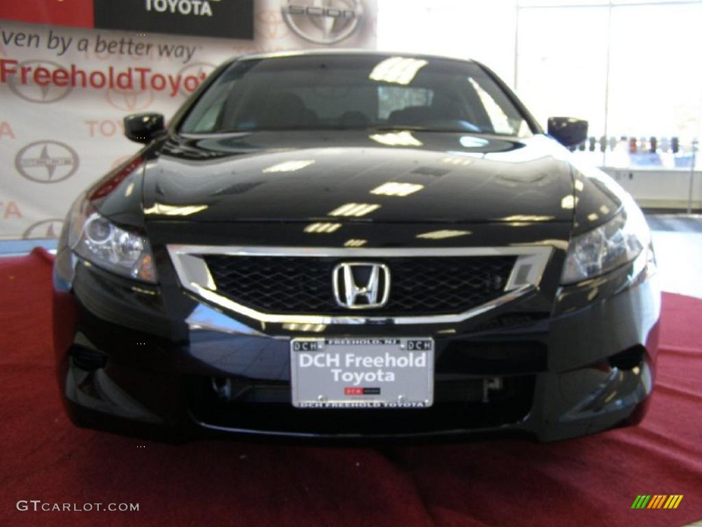 2009 Accord LX-S Coupe - Crystal Black Pearl / Black photo #2