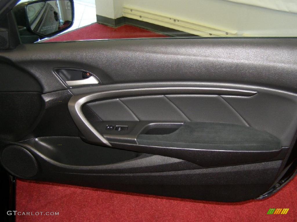 2009 Honda Accord LX-S Coupe Black Door Panel Photo #39722547