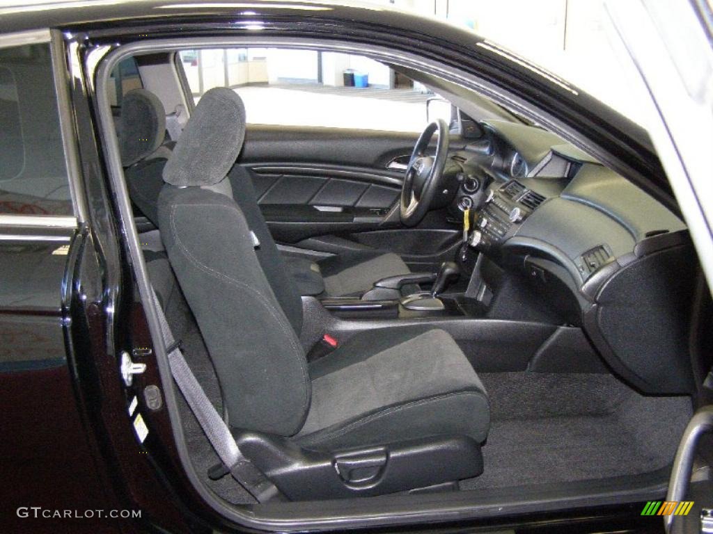 Black Interior 2009 Honda Accord LX-S Coupe Photo #39722587