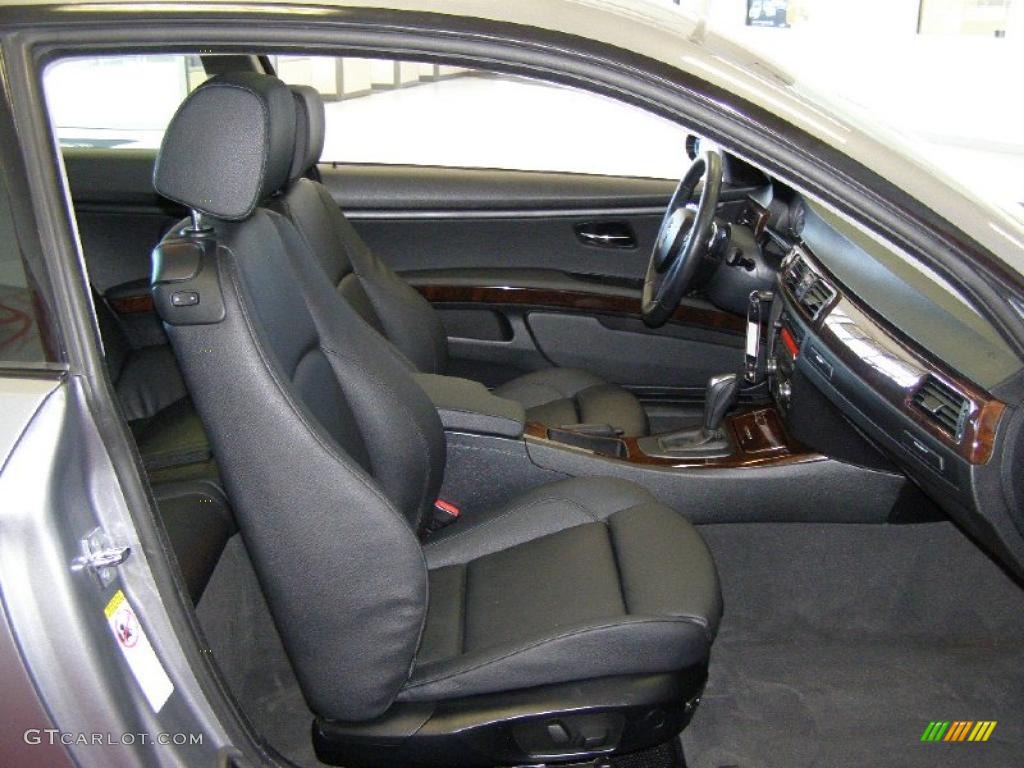 2009 3 Series 328xi Coupe - Space Grey Metallic / Black photo #12