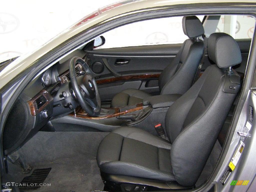 2009 3 Series 328xi Coupe - Space Grey Metallic / Black photo #18