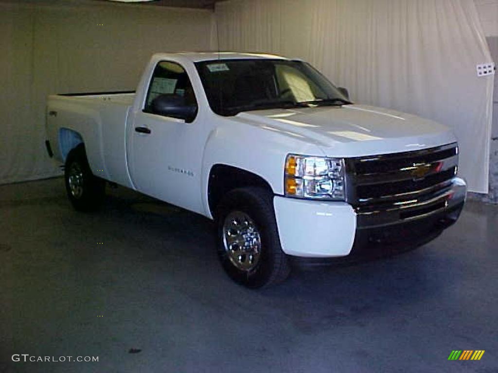 2011 Silverado 1500 Regular Cab 4x4 - Summit White / Dark Titanium photo #1