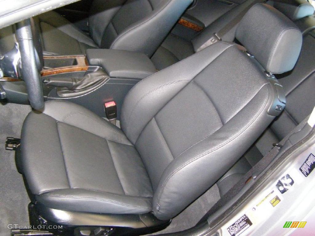 2009 3 Series 328xi Coupe - Space Grey Metallic / Black photo #19
