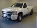 2011 Summit White Chevrolet Silverado 1500 Regular Cab 4x4  photo #3