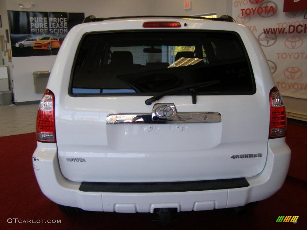 2008 4Runner SR5 4x4 - Natural White / Stone Gray photo #7