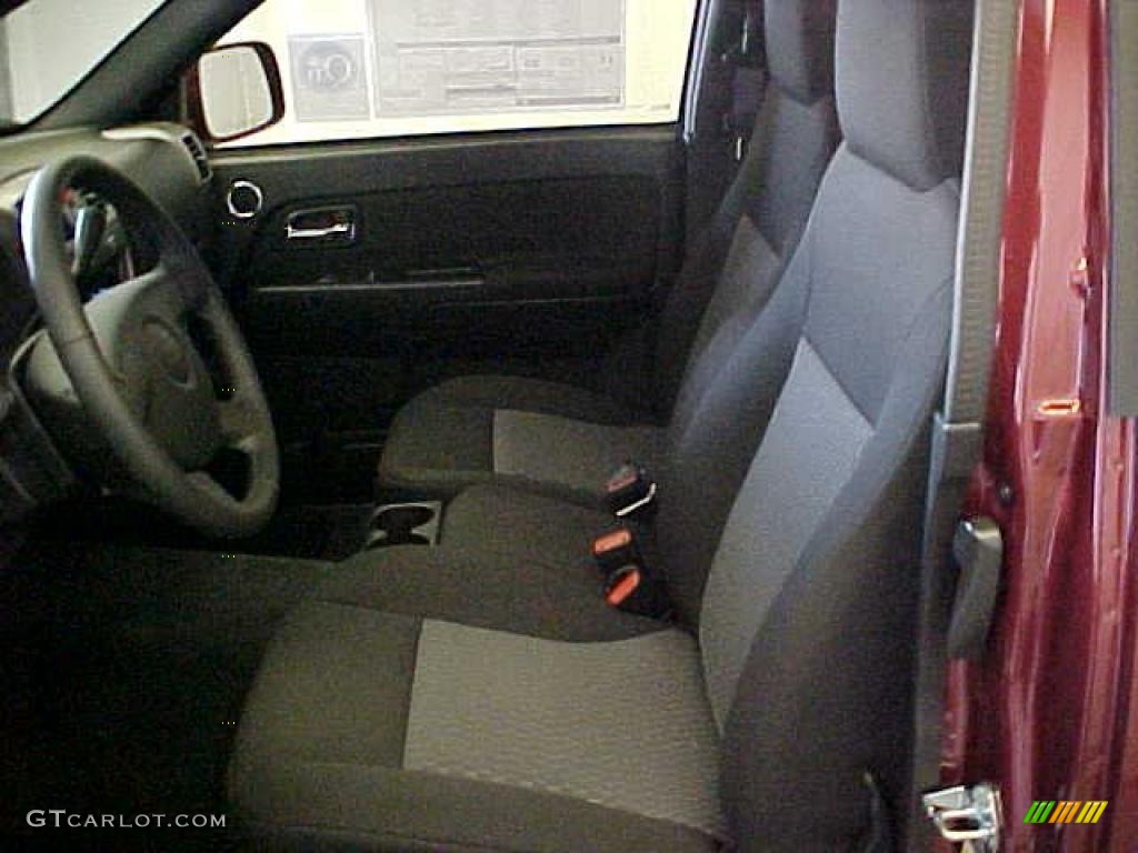 Ebony Interior 2011 Chevrolet Colorado LT Extended Cab Photo #39723915