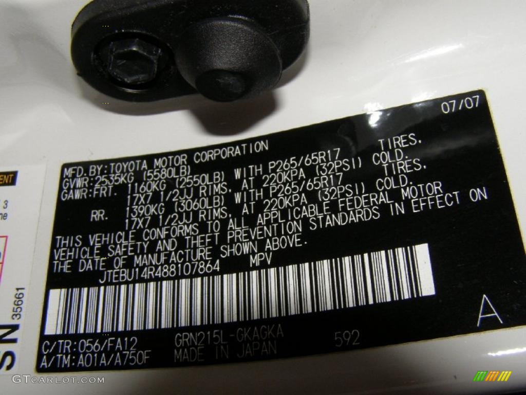 2008 4Runner SR5 4x4 - Natural White / Stone Gray photo #21