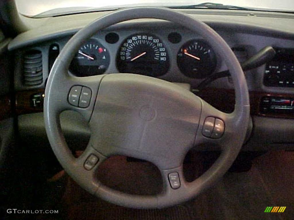 2003 Buick LeSabre Custom Medium Gray Steering Wheel Photo #39724415