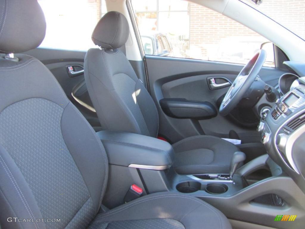 Black Interior 2010 Hyundai Tucson GLS Photo #39724983