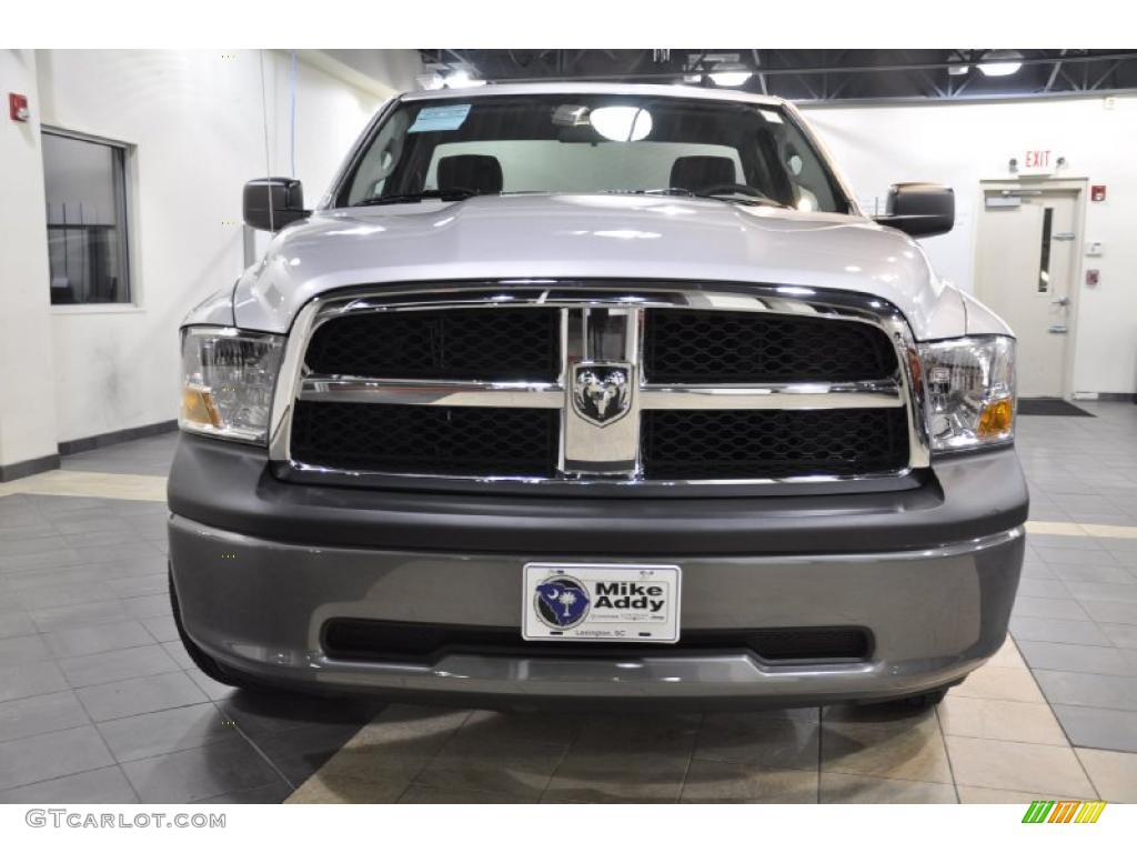 2011 Ram 1500 ST Regular Cab - Bright Silver Metallic / Dark Slate Gray/Medium Graystone photo #3