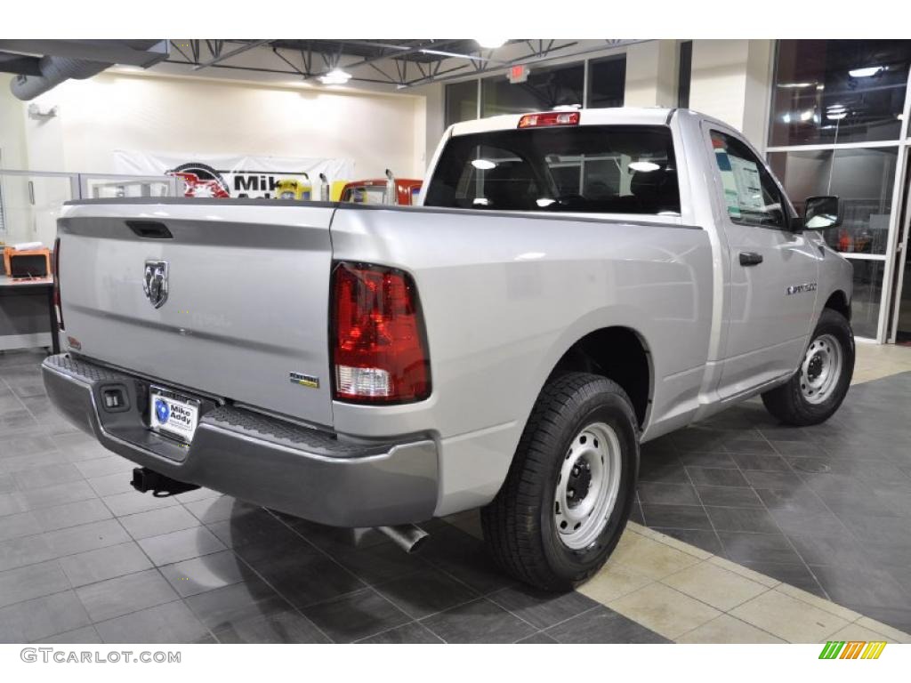 2011 Ram 1500 ST Regular Cab - Bright Silver Metallic / Dark Slate Gray/Medium Graystone photo #6