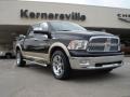 2011 Brilliant Black Crystal Pearl Dodge Ram 1500 Laramie Crew Cab 4x4  photo #1