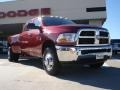 Deep Cherry Red Crystal Pearl 2011 Dodge Ram 3500 HD ST Crew Cab 4x4 Dually Exterior