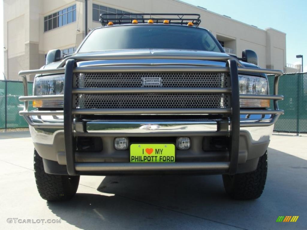 2004 F250 Super Duty King Ranch Crew Cab 4x4 - Estate Green Metallic / Castano Leather photo #9