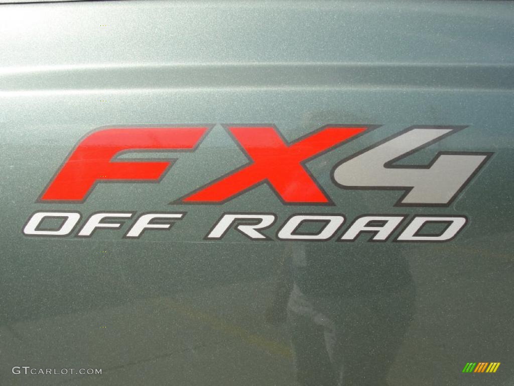 2004 F250 Super Duty King Ranch Crew Cab 4x4 - Estate Green Metallic / Castano Leather photo #22