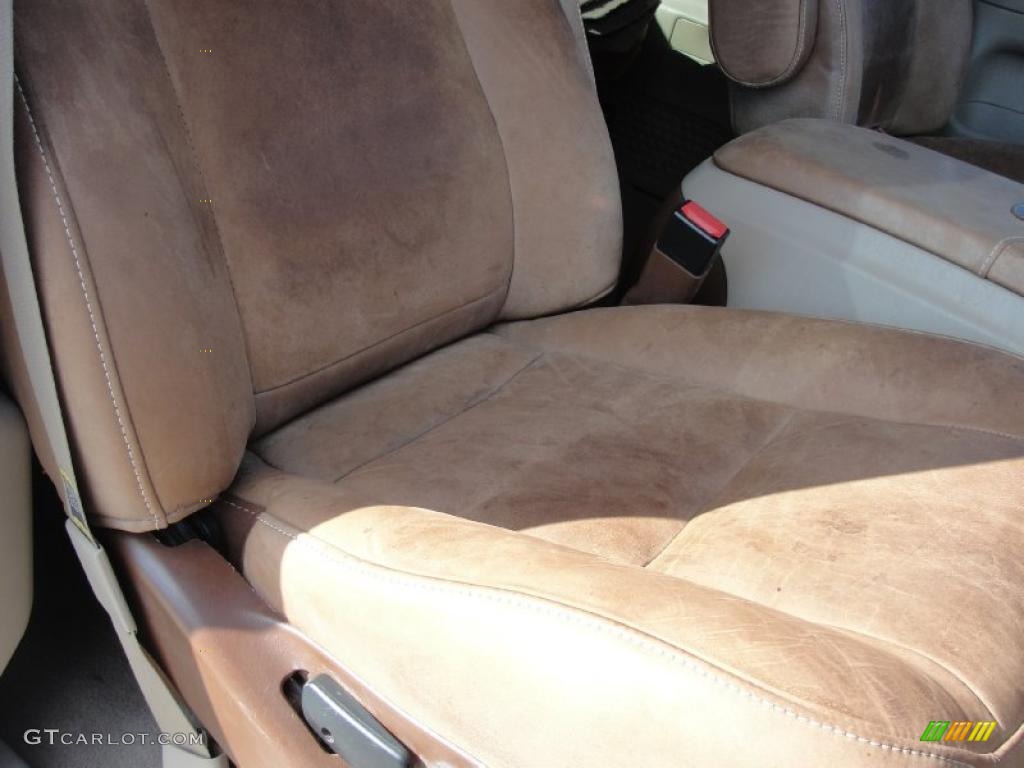 2004 F250 Super Duty King Ranch Crew Cab 4x4 - Estate Green Metallic / Castano Leather photo #34