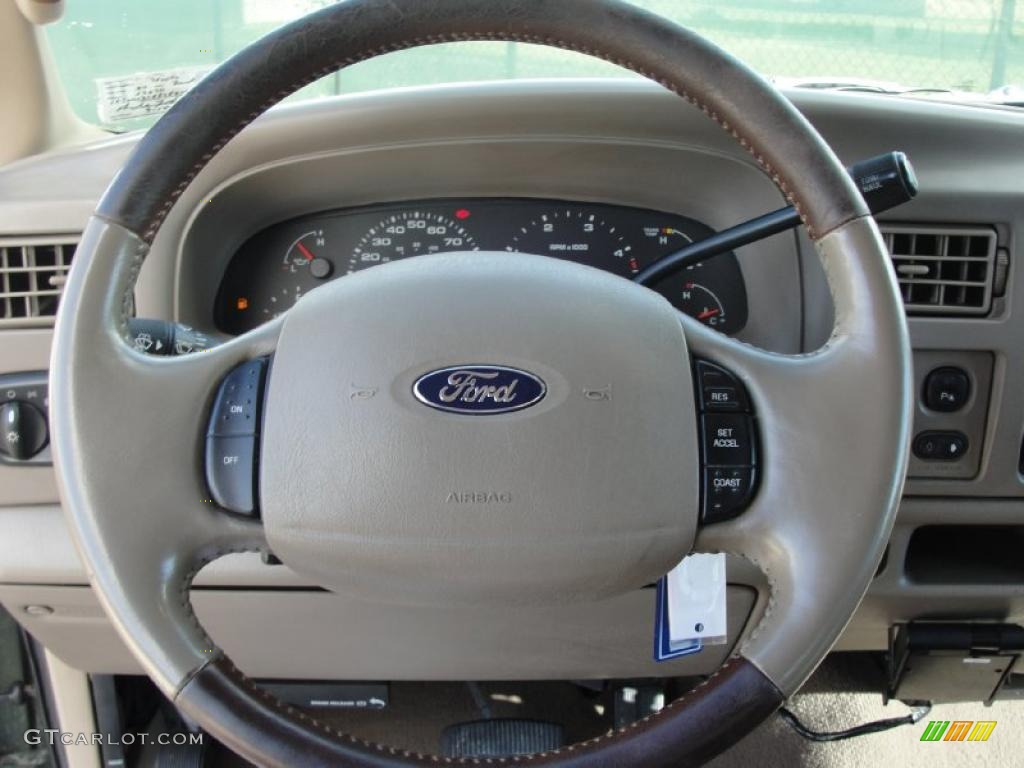 2004 F250 Super Duty King Ranch Crew Cab 4x4 - Estate Green Metallic / Castano Leather photo #52