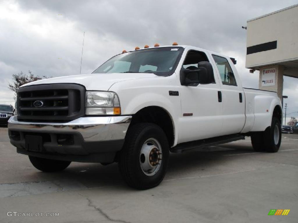 Oxford White 2004 Ford F350 Super Duty XL Crew Cab 4x4 Dually Exterior Photo #39729764