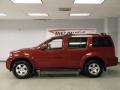 2007 Red Brawn Nissan Pathfinder SE  photo #3