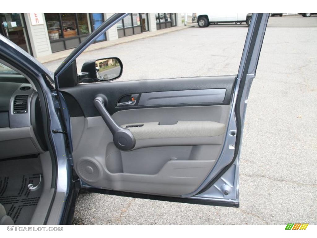 2008 Honda CR-V EX 4WD Gray Door Panel Photo #39733340