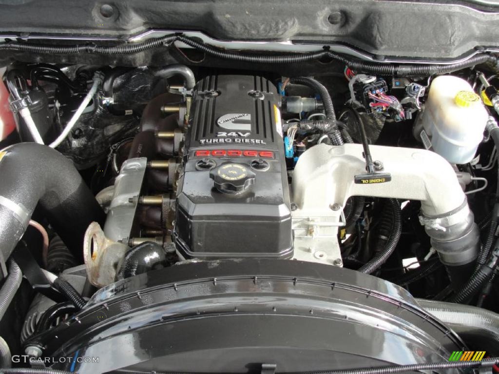2007 Dodge Ram 3500 Lone Star Quad Cab Dually 5.9 Liter OHV 24-Valve Turbo Diesel Inline 6 Cylinder Engine Photo #39733476