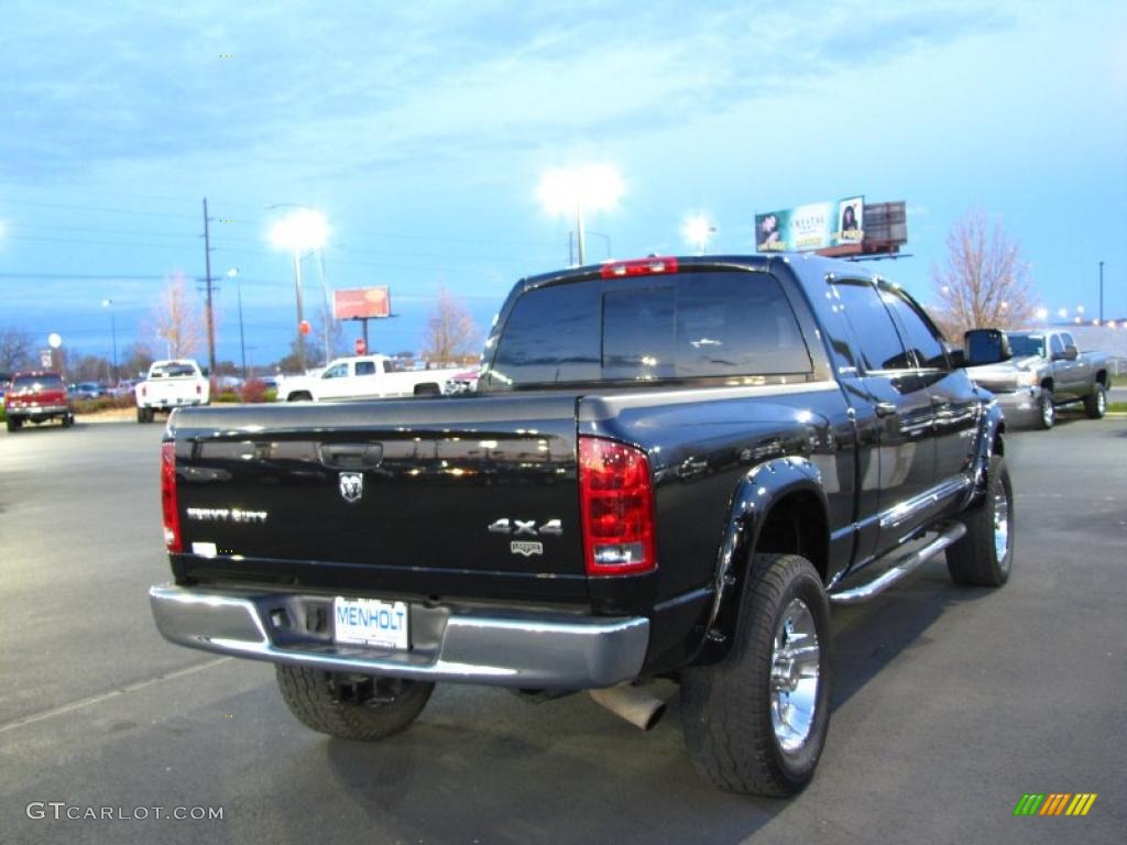 Black 2006 Dodge Ram 2500 Laramie Mega Cab 4x4 Exterior Photo #39733697