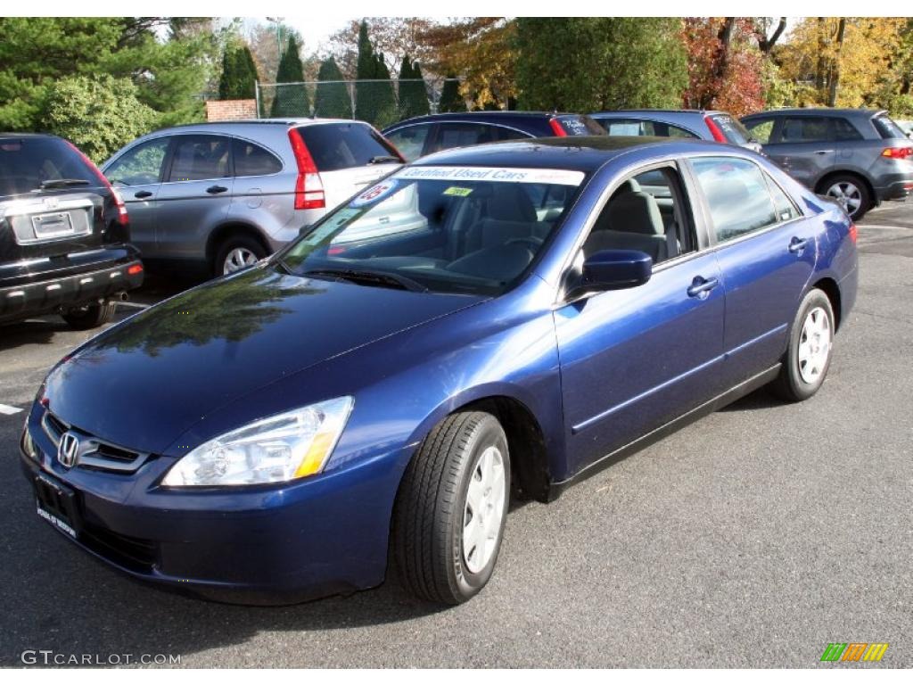 2005 Accord LX Sedan - Eternal Blue Pearl / Gray photo #1
