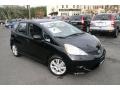 2009 Crystal Black Pearl Honda Fit Sport  photo #3