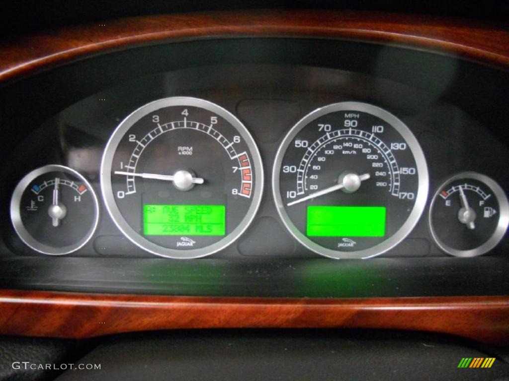 2008 Jaguar S-Type 3.0 Gauges Photo #39735993
