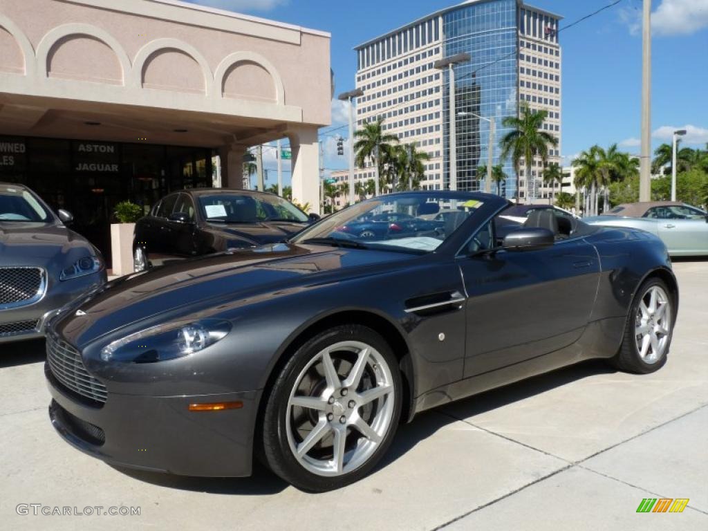 Meteorite Silver 2008 Aston Martin V8 Vantage Roadster Exterior Photo #39737577