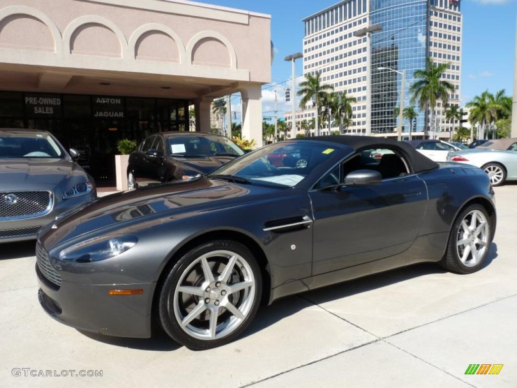 Meteorite Silver 2008 Aston Martin V8 Vantage Roadster Exterior Photo #39737653