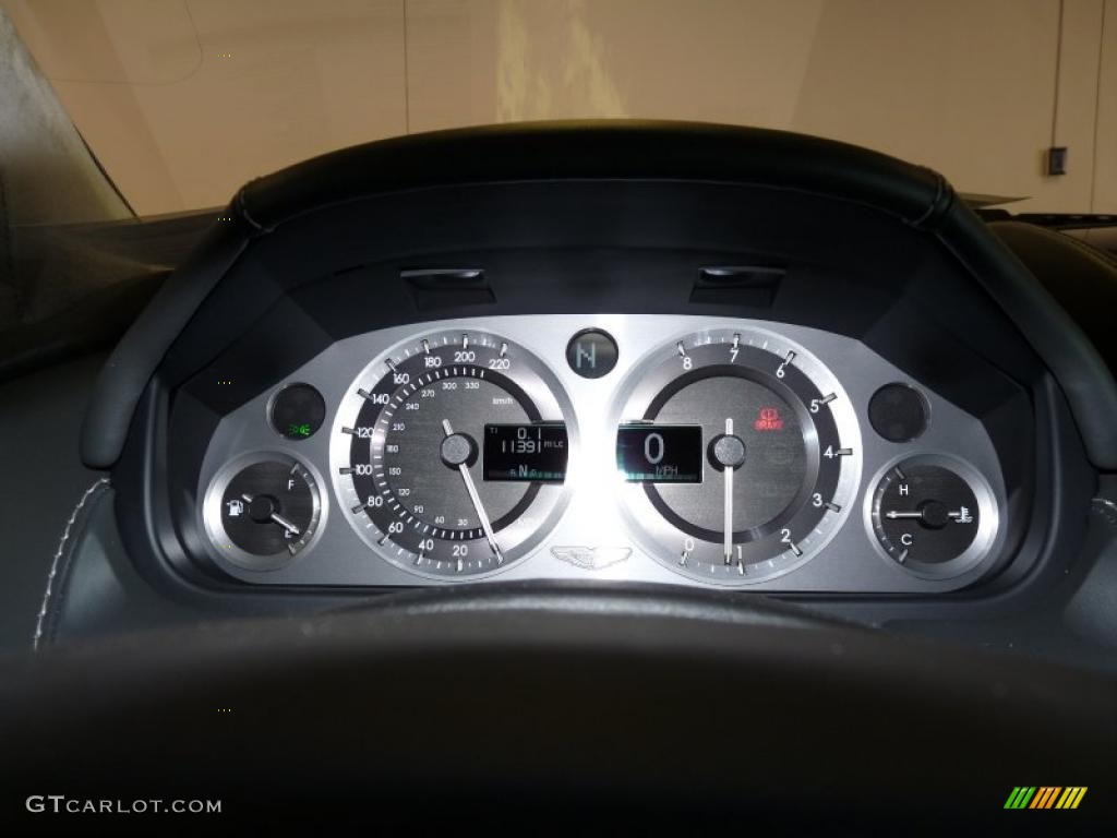 2008 Aston Martin V8 Vantage Roadster Gauges Photo #39737829